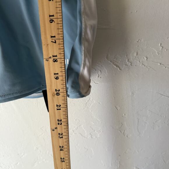 Body Glove Aura UV Shirt Large Blue White UPF 50 Sun Protection Swim Rash Guard - Picture 7 of 9